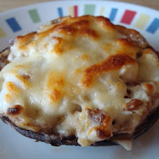 Bacon and Cheese Stuffed Portobello Mushrooms