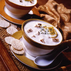 Lemon Velvet Chicken Rice Soup