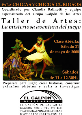 Taller La Misteriosa Aventura del Juego