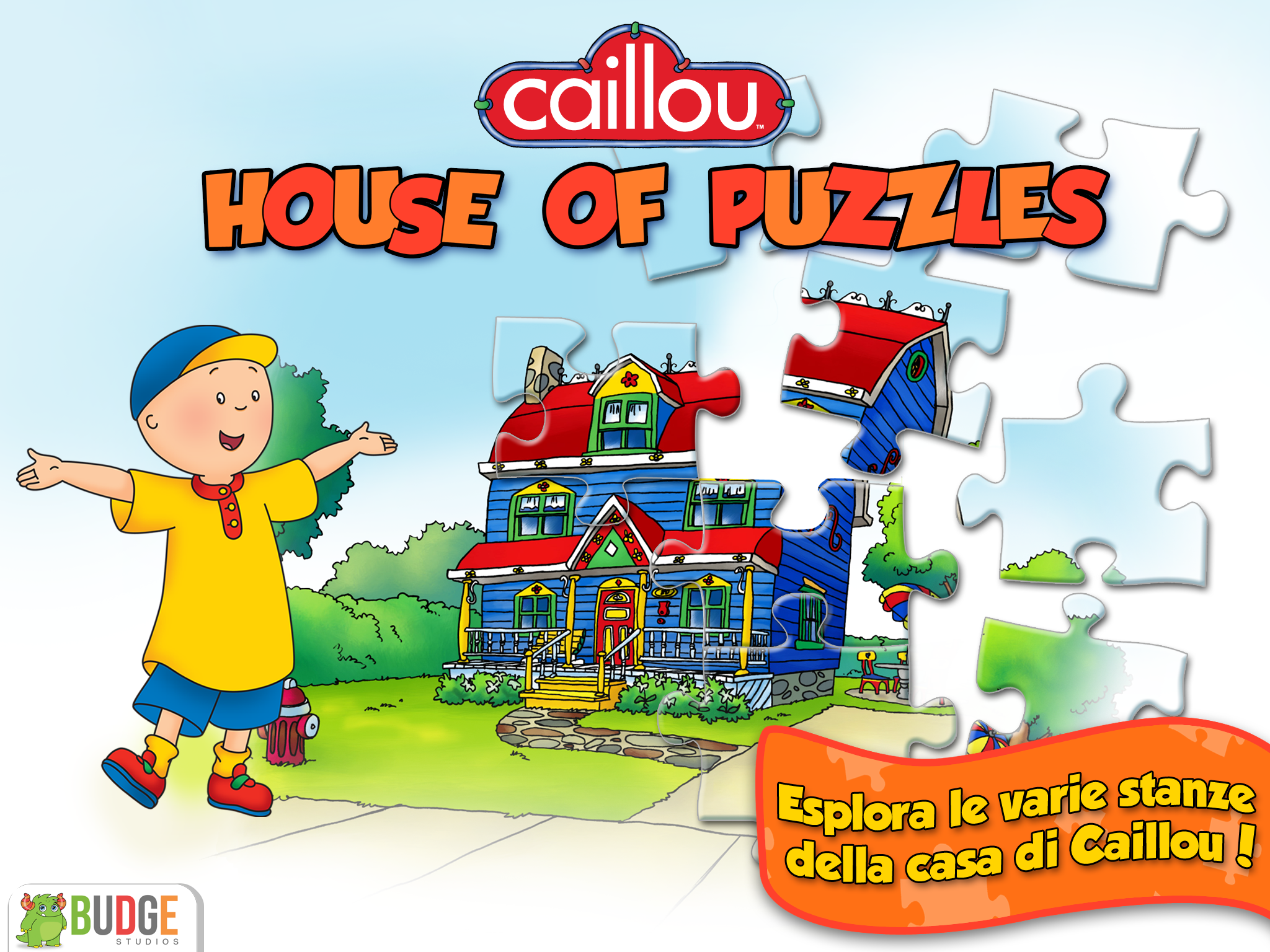 Android application Caillou House of Puzzles screenshort