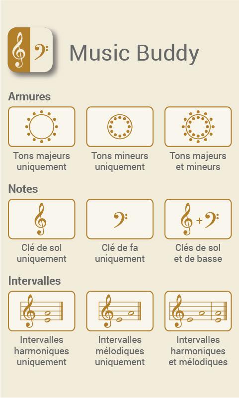 Android application Learn to read music notes and key signatures screenshort