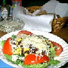 Black Bean and Corn Salad With Homemade Tortilla Chips