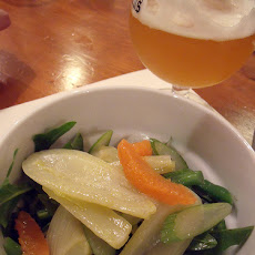 Flageolets En Pissenlits (Beans With Dandelion Greens)