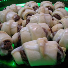 Chocolate Almond Crescent Cookies
