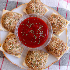 Shrimp or Crab Pillows Served with Sweet and Sour Sauce