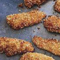 Honey-Mustard Sesame Chicken Planks