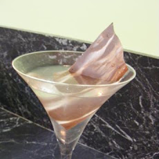 Marbled Chocolate Shard Garnish for Cocktails - Pete Evans