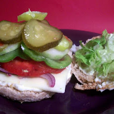 Veggie Delightful Sandwich à La Subway