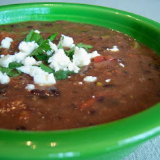 Chunky Black Bean Soup