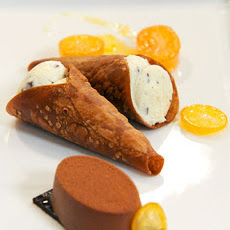 Ricotta-Filled Chocolate Cannoli