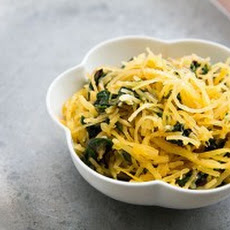 Spaghetti Squash and Chard Sauté