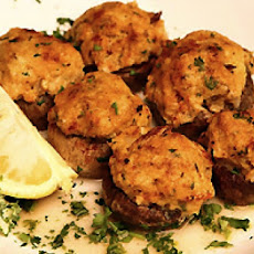 Spicy Crab Stuffed Mushrooms
