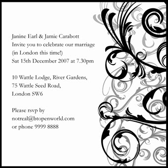 the jumpcactus design blog janines email wedding invitation marriage invitation email