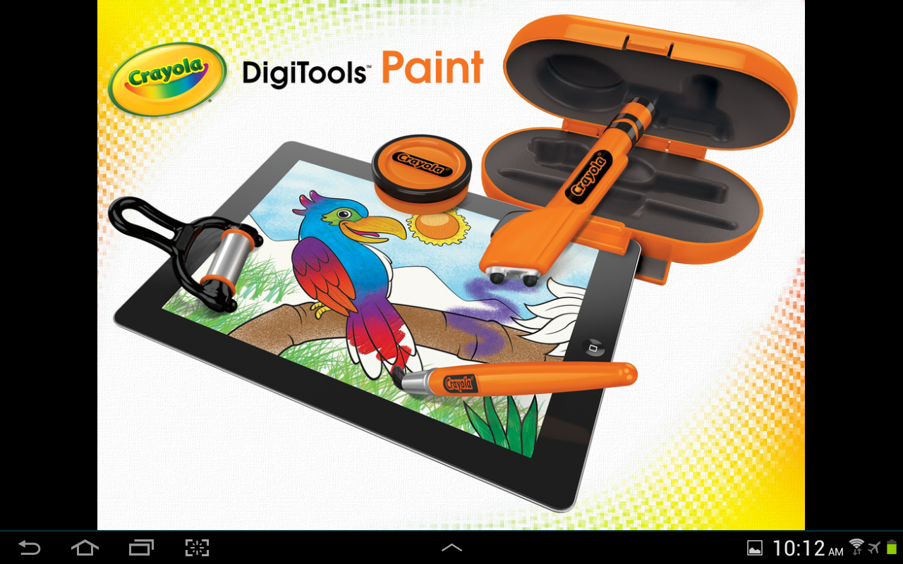 Android application Crayola DigiTools Paint screenshort