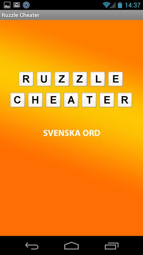 【免費解謎App】Ruzzle Cheater - Svenska Ord-APP點子