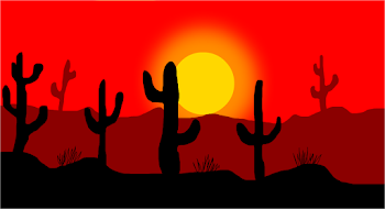 Desert At Sunrise