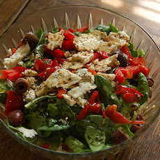 Garlic Spinach & Bell Peppers