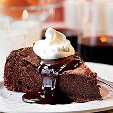 Chocolate Clementine Cake with Hot Chocolate Sauce