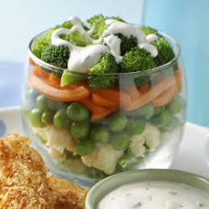 Hidden Valley Ranch Layered Vegetable Salad