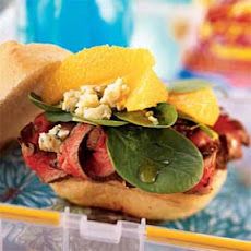 Beef, Orange, and Gorgonzola Sandwiches