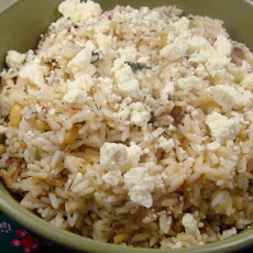 Greek Lemon and Dill Rice With Feta (Rice Cooker)