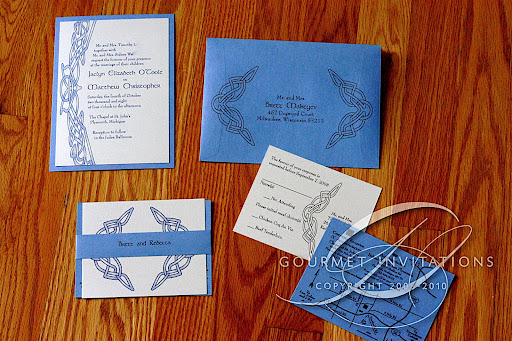 Jackie's Celtic Knot Invitations