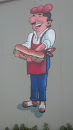 Sandwich Man Mural