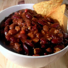 Pork, Beef, and Black Bean Chili