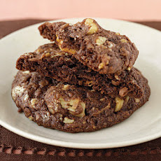 Double Chocolate Coconut Cookies