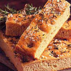 Cracked Pepper Focaccia with Truffle Oil