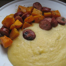 Herb-Roasted Butternut Squash and Sausages