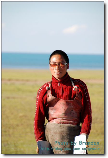 锦绣青海之 <wbr>－ <wbr>7 <wbr>青海湖边的人们