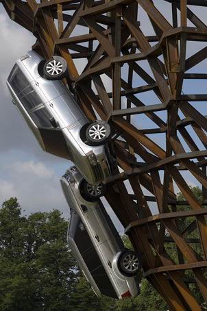 Land Rover’s car sculpture