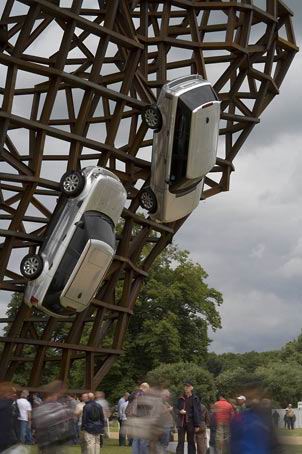 Land Rover’s car sculpture
