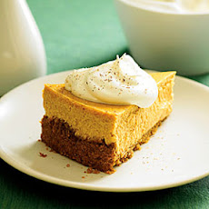 Roasted Sweet-Potato Cheesecake with Maple Cream