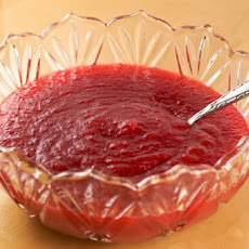 Cranberry Applesauce with Fresh Ginger