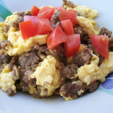 Sausage Scrambles and Cheese