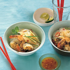 Mint-Marinated Shrimp with Glass Noodles
