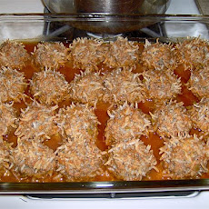 Porcupine Meatballs Baked in Chili Sauce