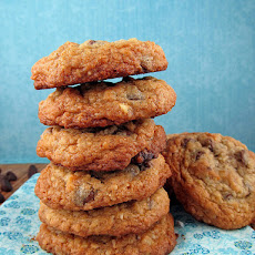 Chocolate Chip Coconut Crunch Cookies