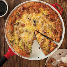 Potato, Sausage, and Spinach Breakfast Casserole