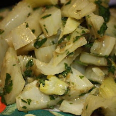 Baby Fennel With Salsa Verde