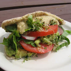 Avocado Hummus Pita