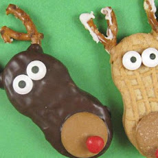 Rudolph the Red Nosed Reindeer Cookies