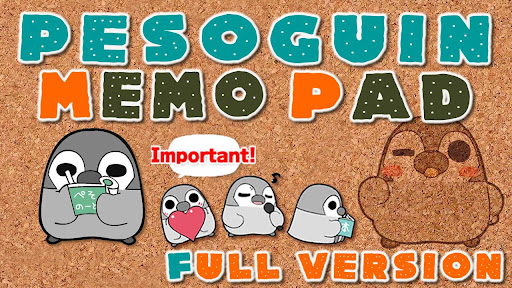 【免費個人化App】Pesoguin Memo Pad Full Penguin-APP點子