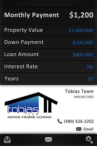 Tobias Team Mortgage Calc.