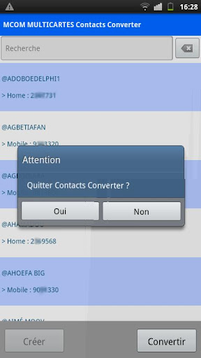 Contacts Converter