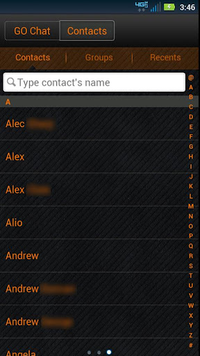 【免費個人化App】GO SMS Black Orange Theme-APP點子