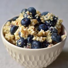 Breakfast Grain Salad with Blueberries, Hazelnuts & Lemon