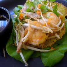 Bánh Xèo - Vietnamese Crepes with Nuoc Cham Dipping Sauce